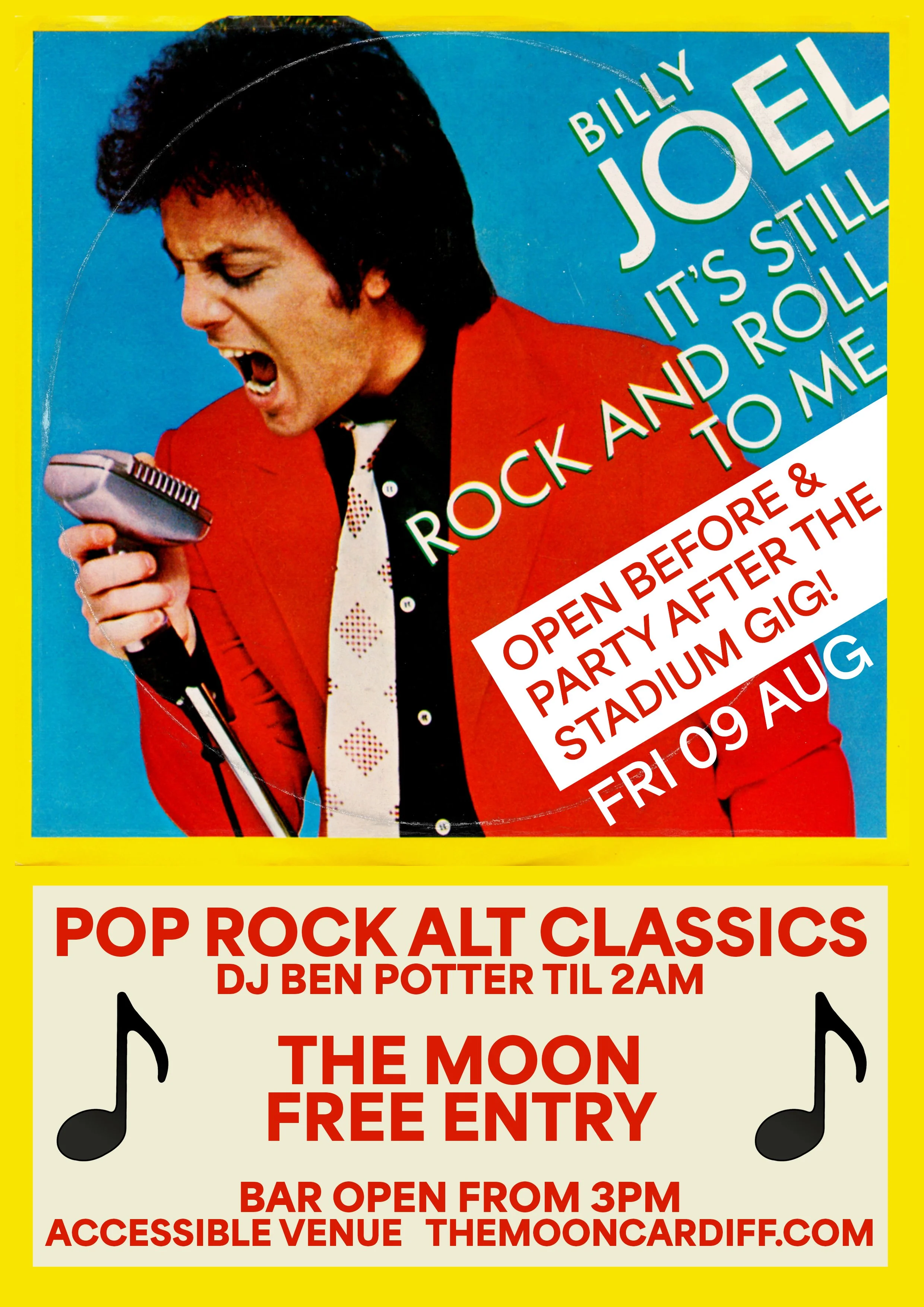 OPEN BEFORE / AFTER BILLY JOEL: IT'S STILL ROCK'N'ROLL TO ME — The